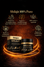 Shilajit 100% Puro 💎 Energia naturale dall’Himalaya per il benessere di corpo e mente