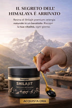 Shilajit 100% Puro 💎 Energia naturale dall’Himalaya per il benessere di corpo e mente